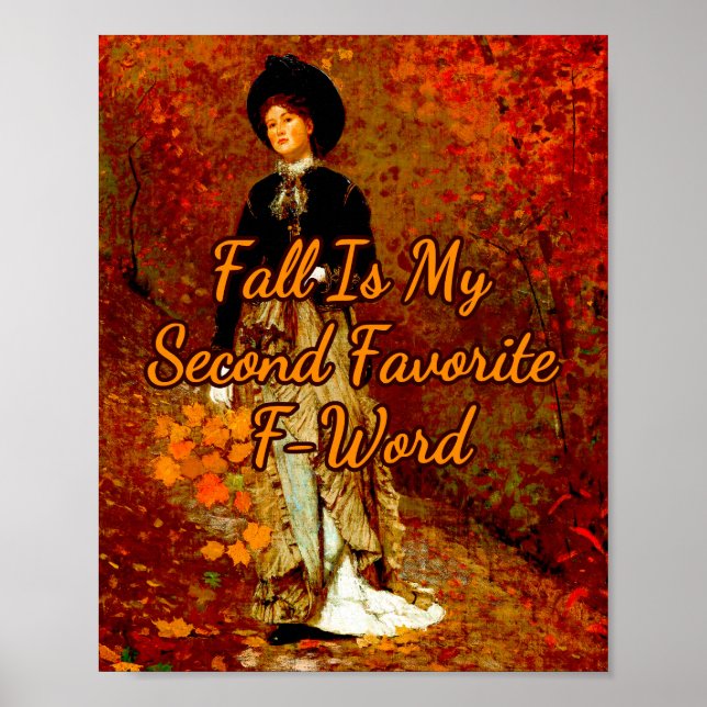 Hösten efter Winslow Homer Poster (Framsidan)