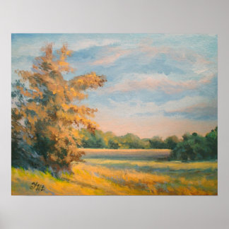 Hösten eftermiddag. poster