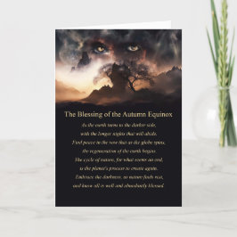 Hösten Equinox Mabon Blating with Mor Earth Kort