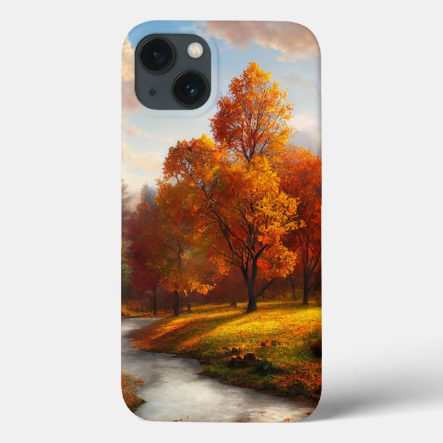 Hösten Fall Aesthetic Fodral-Mate iphone case (Baksida)