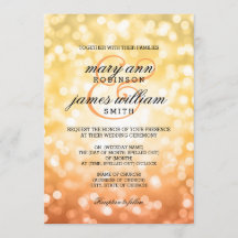 Hösten/Fall Bokeh Ljus Elegant bröllop