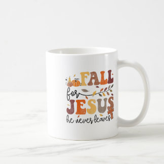 Hösten Fall Jesus Han Lämnar aldrig kvinnor Kaffemugg