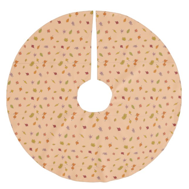 Hösten Fall Julgransmatta Borstad Polyester (Framsidan)