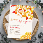Hösten Fall Lemon Tea Party Möhippa Inbjudningar<br><div class="desc">Upptäck tidlös elegans och fantastiska utformningar i vår krävande bröllopsinbjudan. Varje kort är ett mästerverk,  vackert utformat för att fånga ditt speciella dygns innersta väsen.</div>