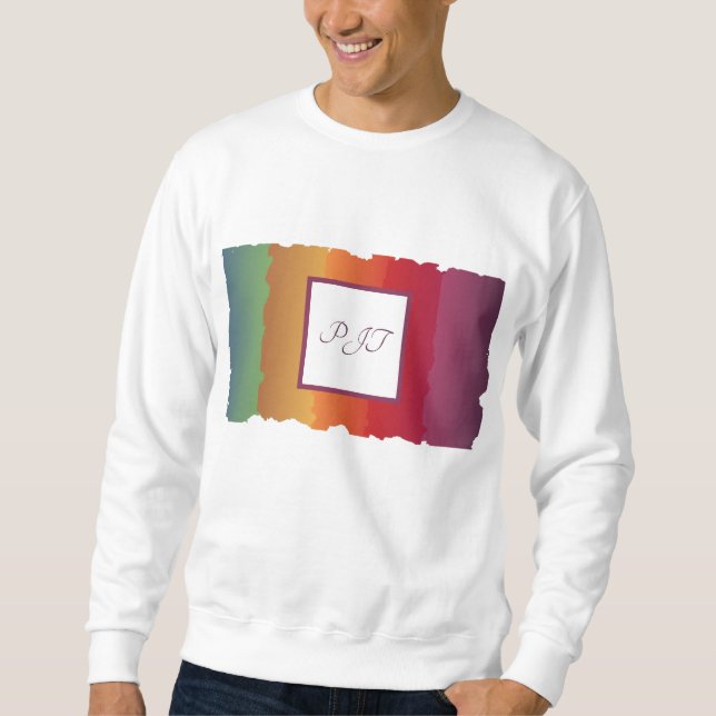 Hösten Fall Manar Sweatshirt Monogram (Framsida)