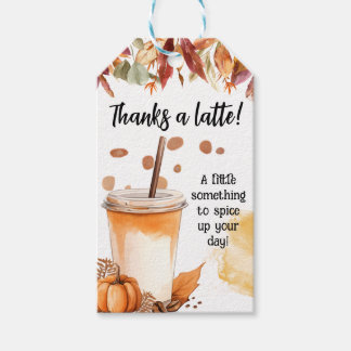 Hösten Fall Pumpkin Spice Party - Tack för Märkrn Presentetikett