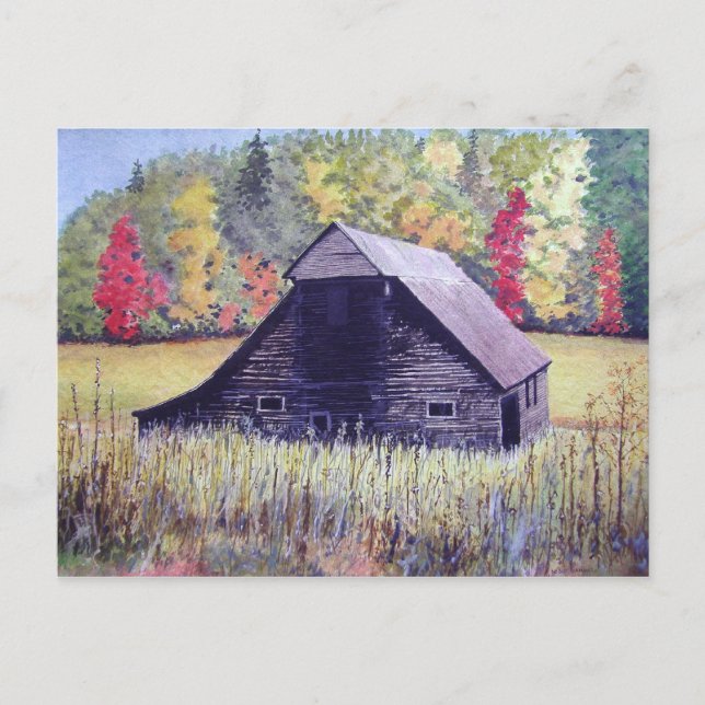 Hösten Fält - vykort (Framsida)