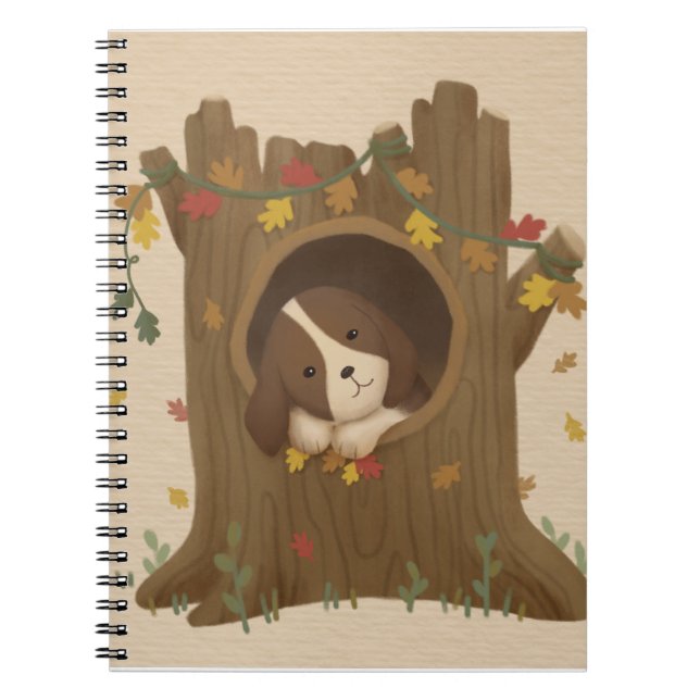 Hösten fantastisk: Beagle Anteckningsbok (Framsidan)