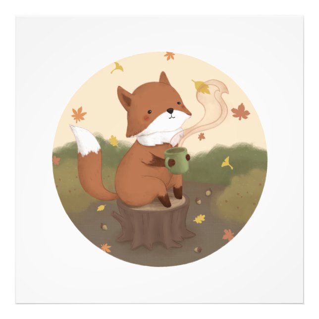 Hösten fantastisk: Fox Fototryck (Framsidan)