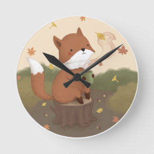 Hösten fantastisk: Fox Rund Klocka
