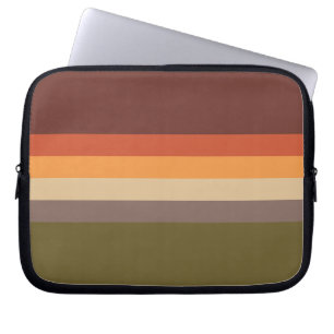 Hösten Färg - Gulten Red Orange Tan Grönt Brown Laptop Sleeve