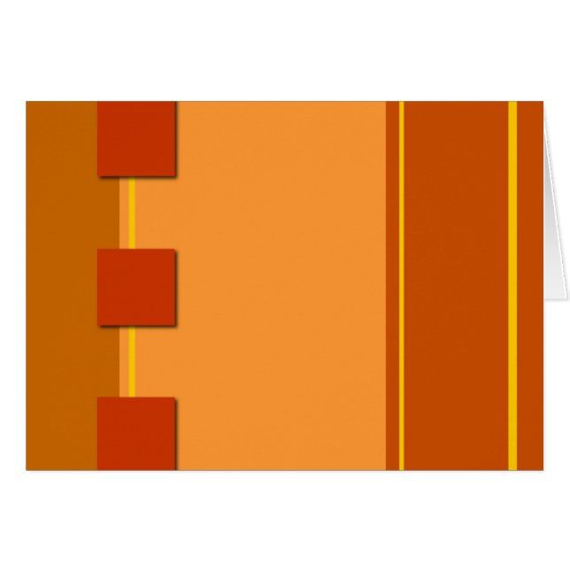 Hösten Färg Hälsningskort (Framsidan Horizontal)