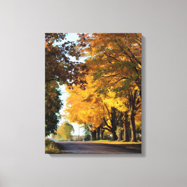Hösten Färg i Land Canvastryck