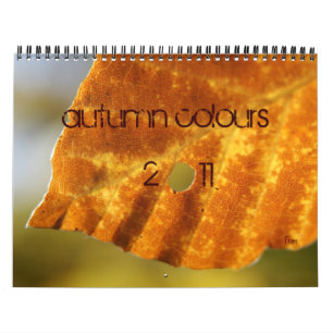 hösten färg kalender