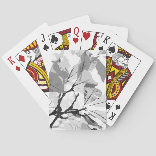 Hösten färg, löv 2 casinokort (Baksidan)