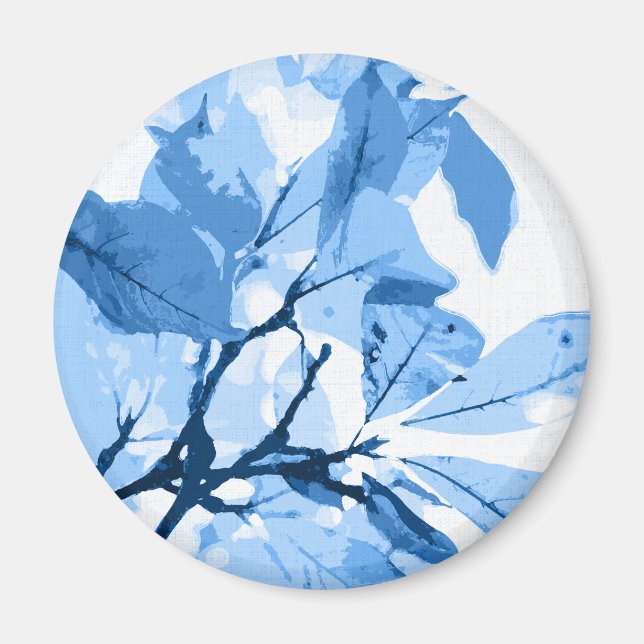 Hösten färg, löv 4 magnet (Framsidan)