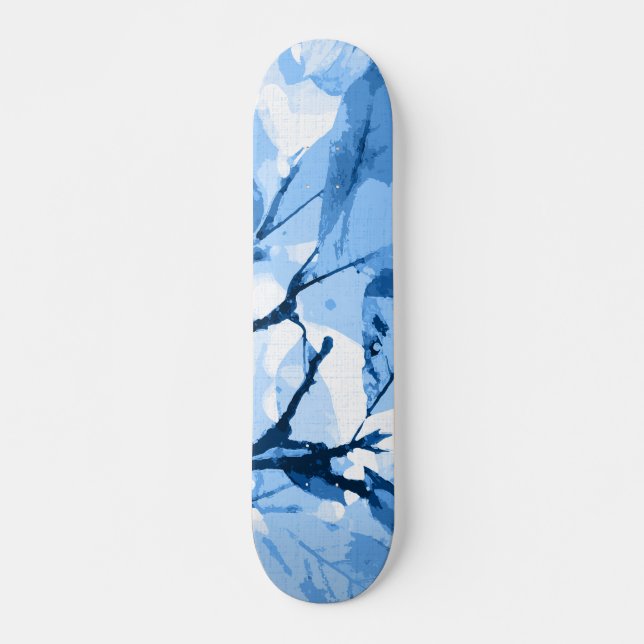 Hösten färg, löv 4 mini skateboard bräda 18,5 cm (Framsida)