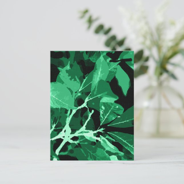 Hösten färg, löv 7 helg vykort (Stående Fram)