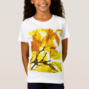 Hösten färg, löv t shirt