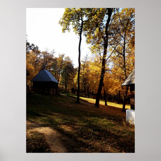 Hösten Färg på landsbygden Poster (Framsidan)