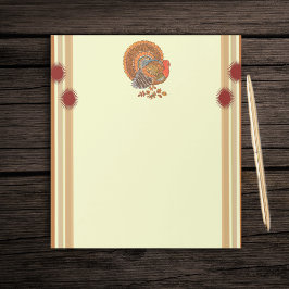 Hösten Färg Turkiet Löv Anteckningsblock