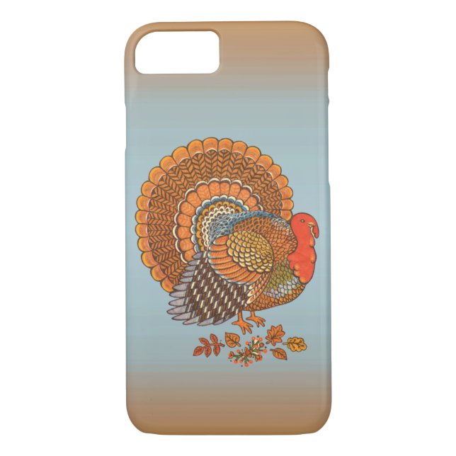 Hösten Färg Turkiet Löv Thanksgiving Case-Mate iPhone Skal (Baksida)