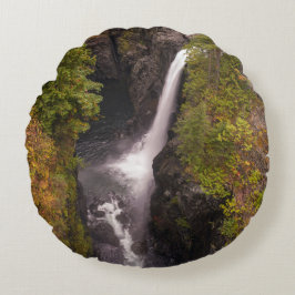 Hösten Färg vid Elk Falls Rund Kudde