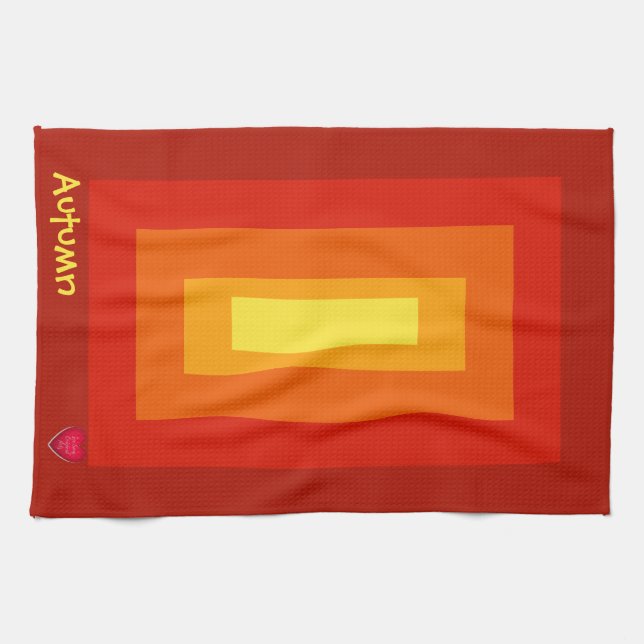 Hösten Färg Warmth Kitchen Towel Kökshandduk (Horisontell)