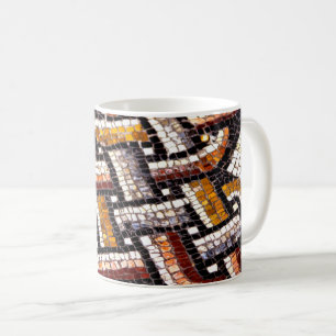 Hösten Färgad Roman Mosaic Kaffemugg