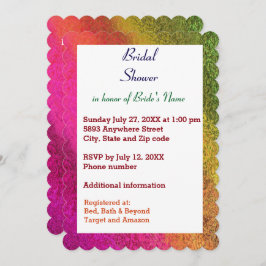 Hösten - flera skuggor av Möhippan Färg Inbjudningar