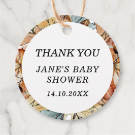 Hösten Foliage Fall i Kärlek Tack Gåvor Etiketter