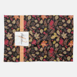 Hösten Foliage Family Namn Kökshandduk