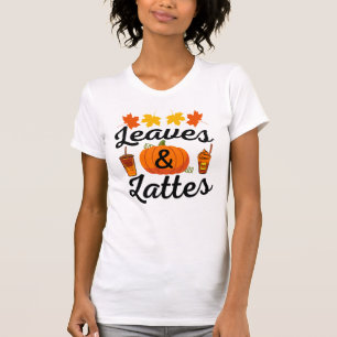 Hösten för Löv- och latte-fall T Shirt