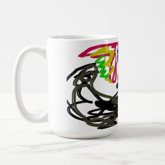 Hösten för varg kaffemugg (Vänster)