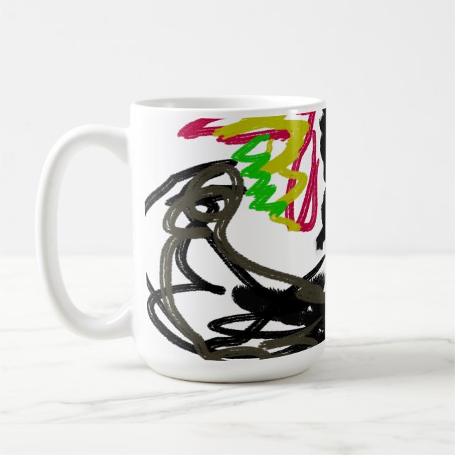 Hösten för varg kaffemugg (Vänster)