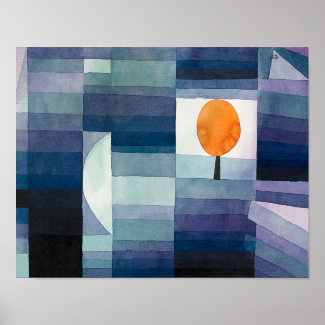 Hösten förebådas | Paul Klee | Poster (Framsidan)