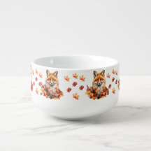 Hösten Fox med Höst löv-Säsong Wildlife Co