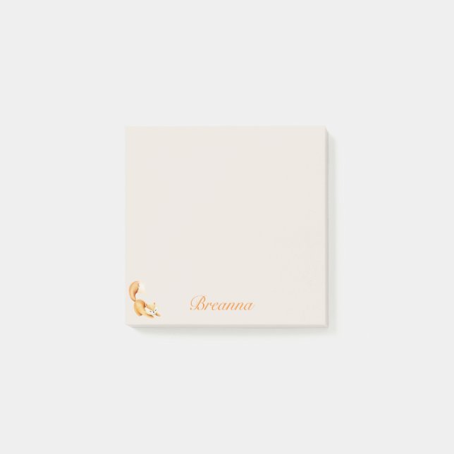 Hösten Fox - Post-it Block (Framsida)