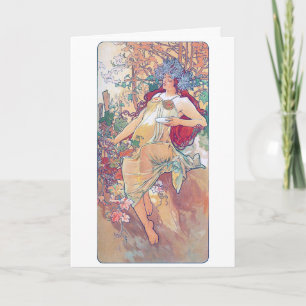 Hösten (fyra säsonger), Alphonse Mucha Kort