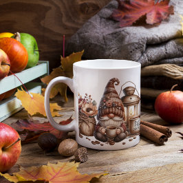Hösten Gnome Fall Kaffemugg