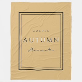 Hösten Golden Moments Fleece Blanket-Mysigt Fall