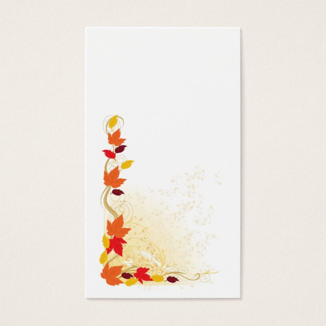 Hösten Gräns Visitkort (Framsidan)