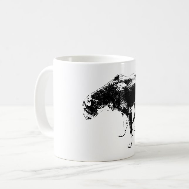 Hösten Guardian i Bläck Kaffemugg (Framsida vänster)