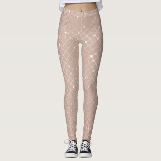 Hösten Guld Löv: Blommönster Leggings