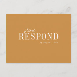 Hösten guld, modern typografi faller under bröllop inbjudan vykort