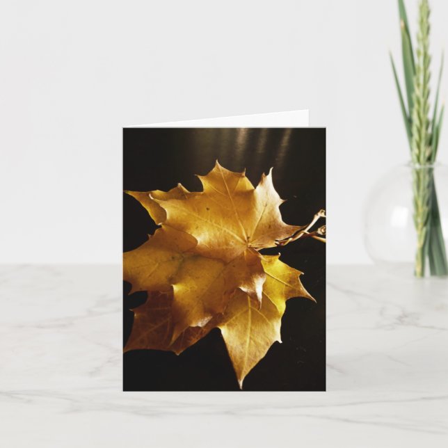 Hösten Hälsning Kort (Framsida)