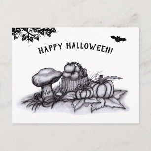 Hösten, Happy halloween! Vykort