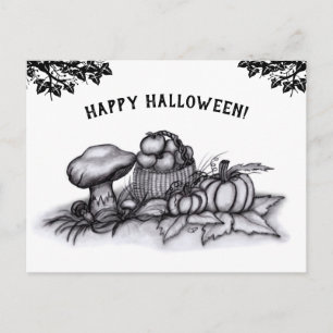 Hösten, Happy halloween! Vykort