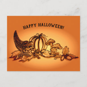 Hösten, Happy halloween! Vykort