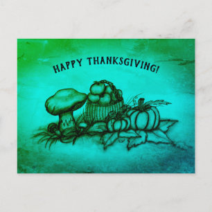 Hösten, Happy thanksgiving! Vykort